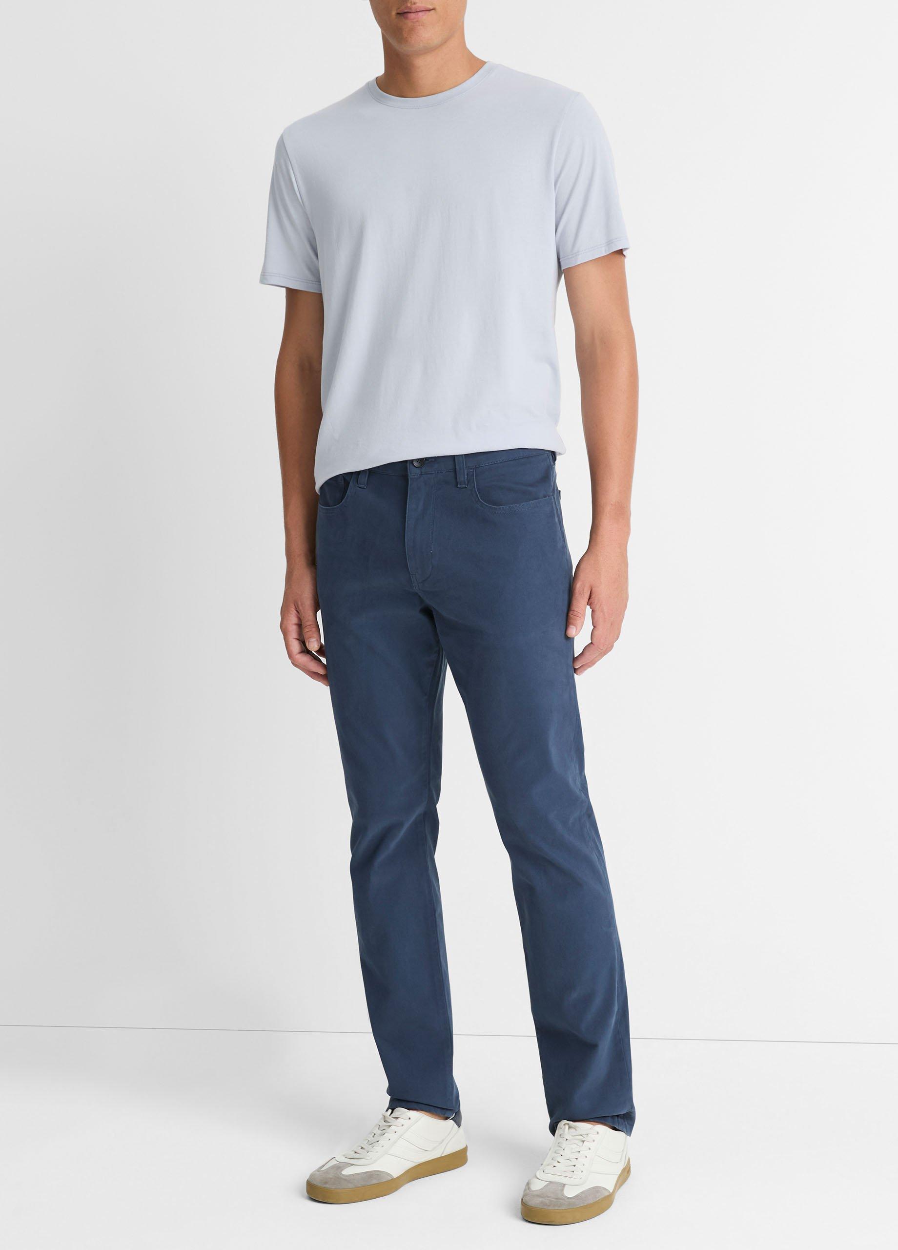 Dylan Slim 5-Pocket Peached Stretch-Cotton Pant Product Image