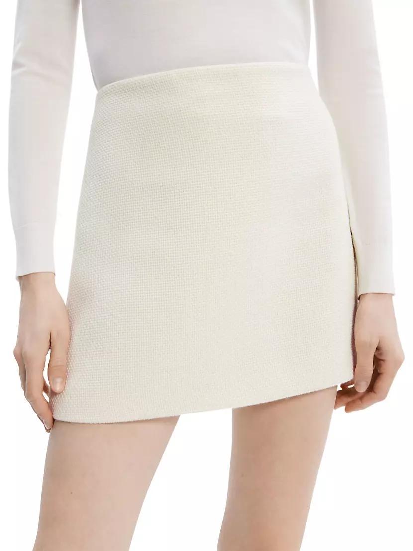 Plush Tweed Miniskirt Product Image