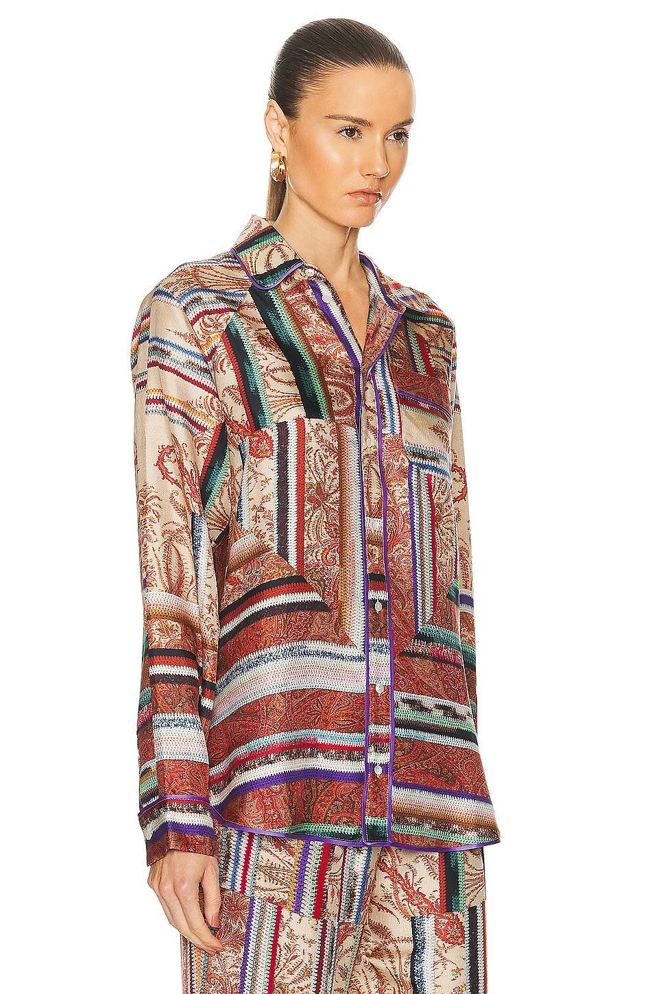 Pierre-Louis Mascia Longsleeve Shirt Rust. (also in M). Product Image