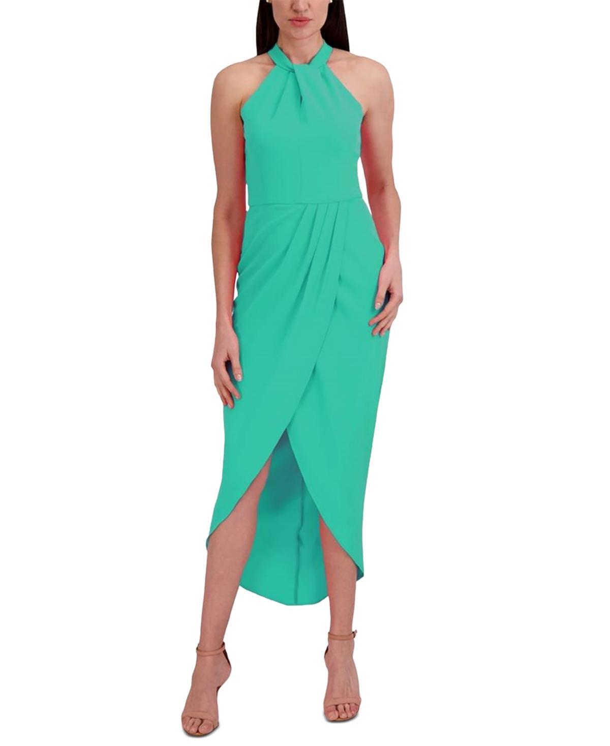 julia jordan Knot-Neck Tulip-Hem Midi Dress Product Image