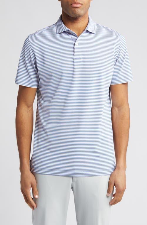 Peter Millar Tempo Stripe Piqu Performance Golf Polo Product Image