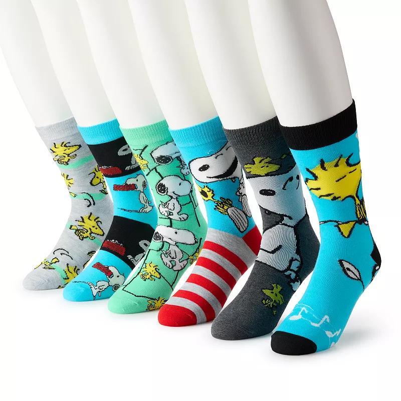 Mens Licensed Character 6-pack Variety Socks Product Image