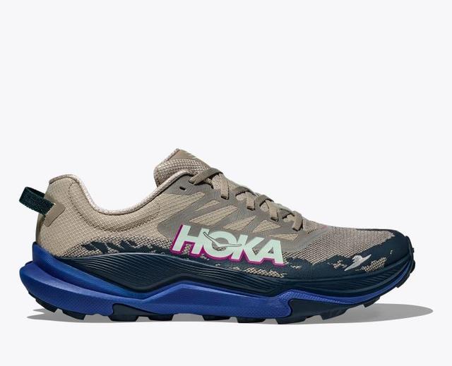 HOKA Mens Torrent 4 Shoes in Stormy Skies/Cerise, Size 7.5 Product Image