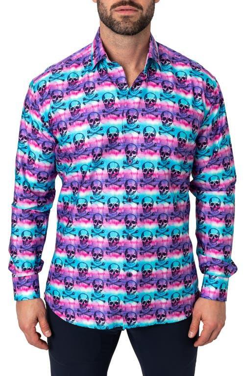 Mens Fibonacci SkullDye Sport Shirt Product Image