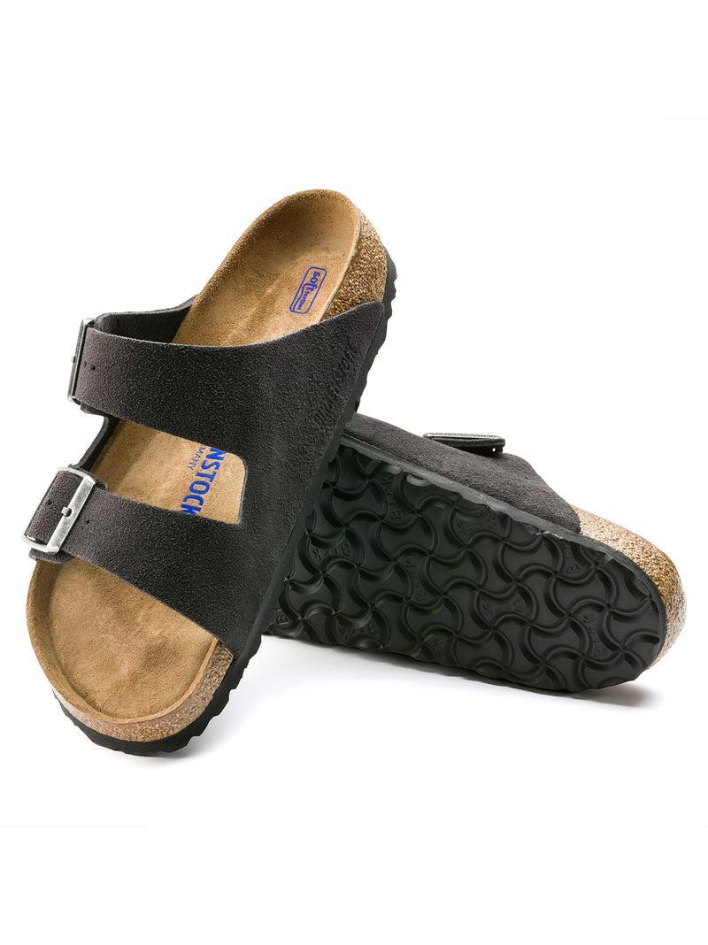 Women's Birkenstock Arizona Soft Footbed - Velvet Gray Product Image