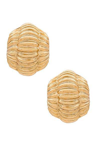 Jennifer Behr Damaris Stud Earrings in Metallic . Product Image