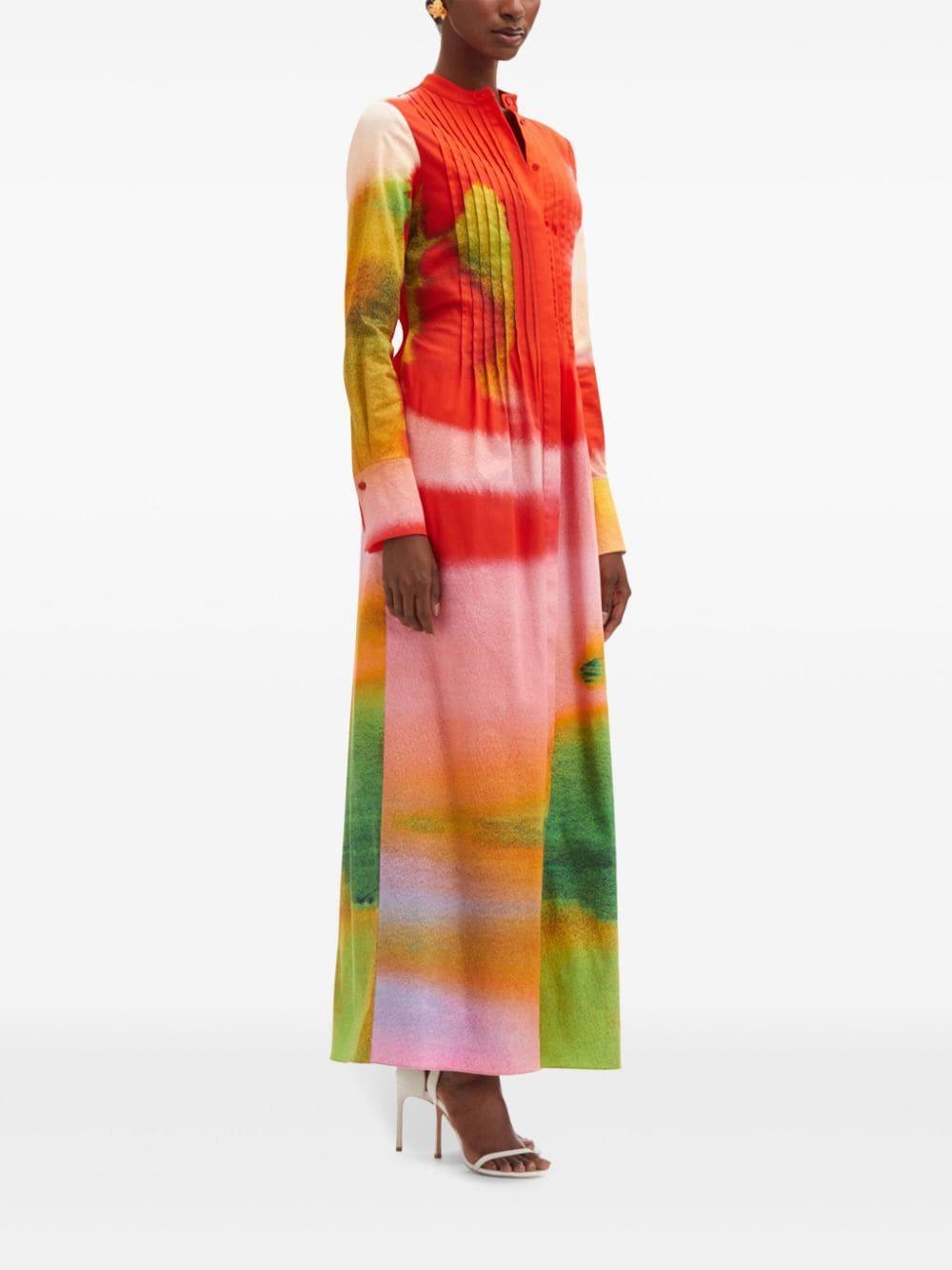 Abstract Watercolor kaftan Product Image