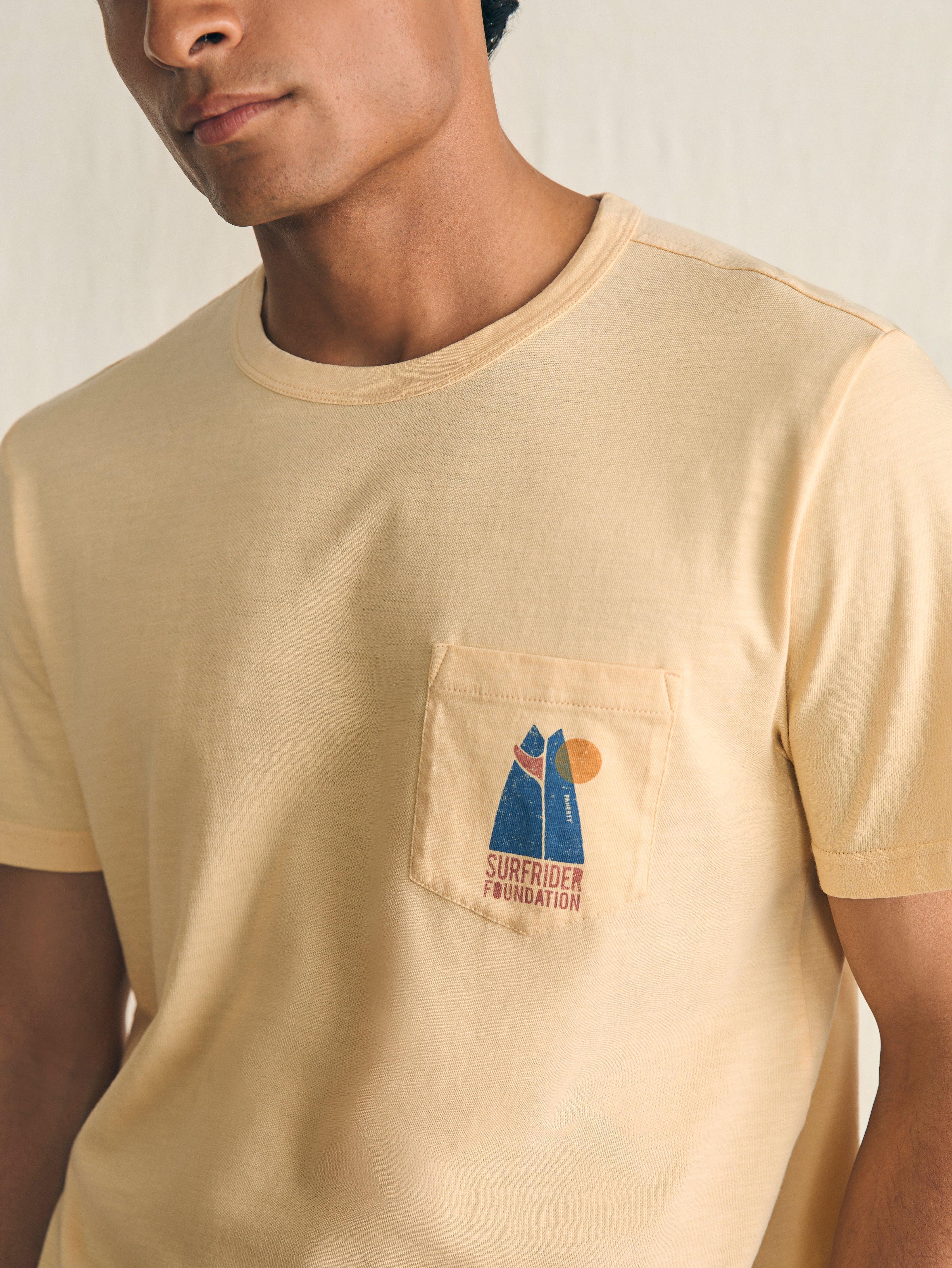 Short-Sleeve Surfrider Sunwashed Pocket Tee - Sunny Days Product Image