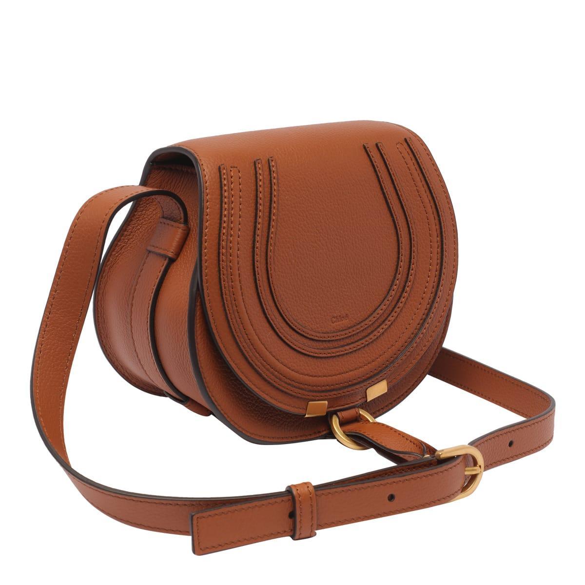 Small Marcie Crossbody Bag In Tan Product Image