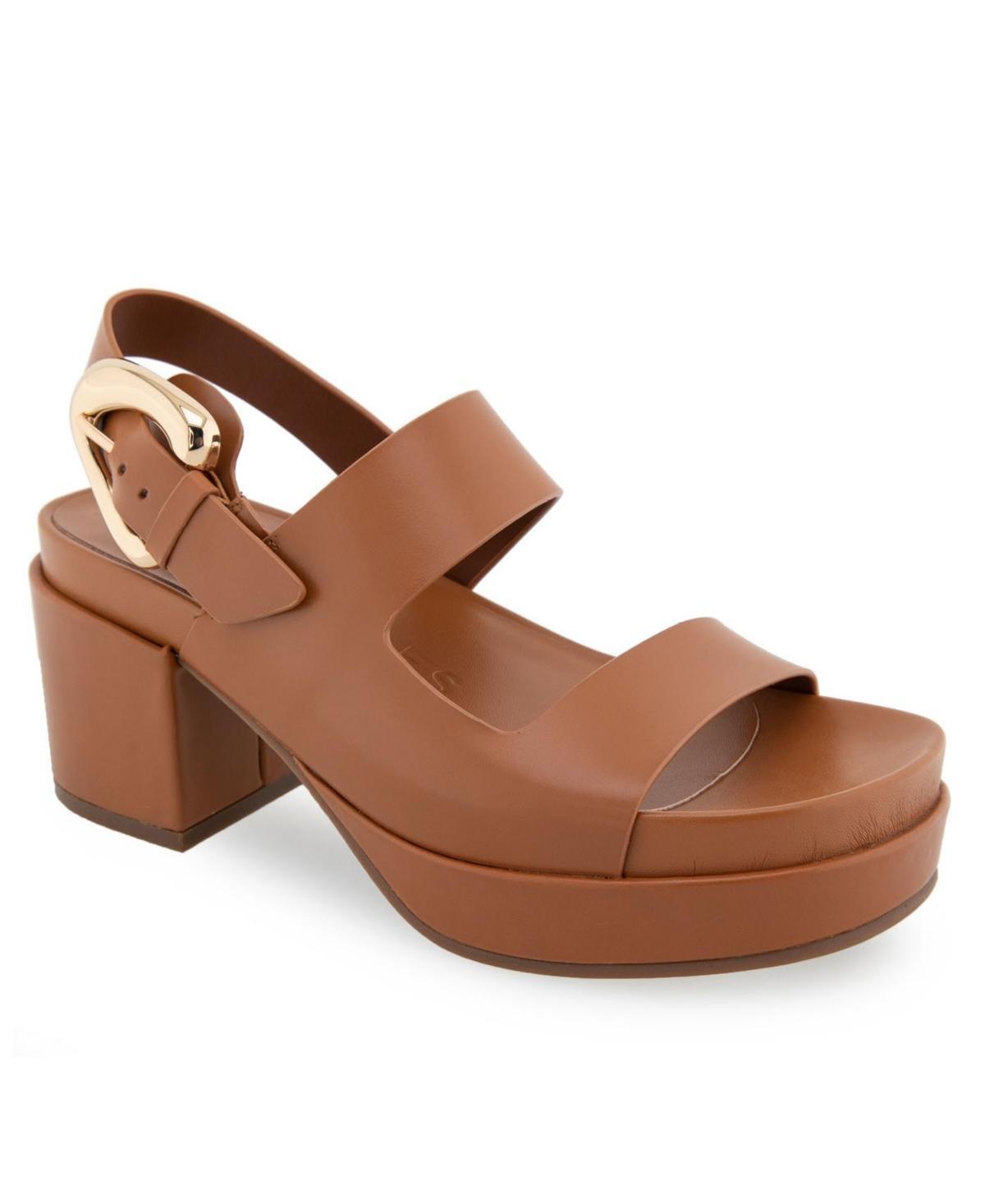 Aerosoles Womens Clarkson Buckle Strap Platform Sandals Product Image