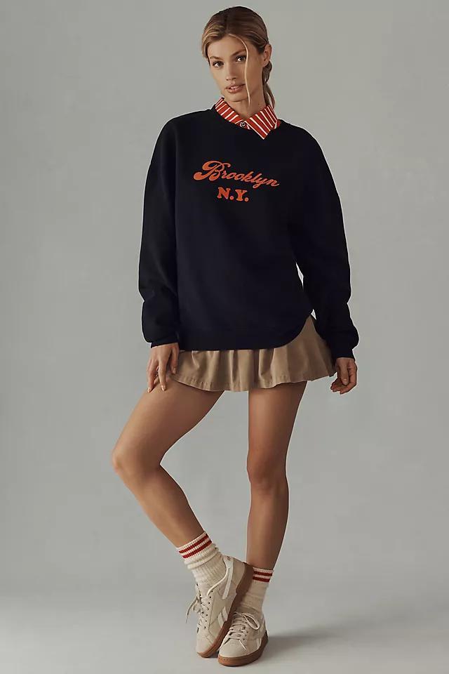 KULE The Oversized Brooklyn Graphic Sweatshirt Product Image