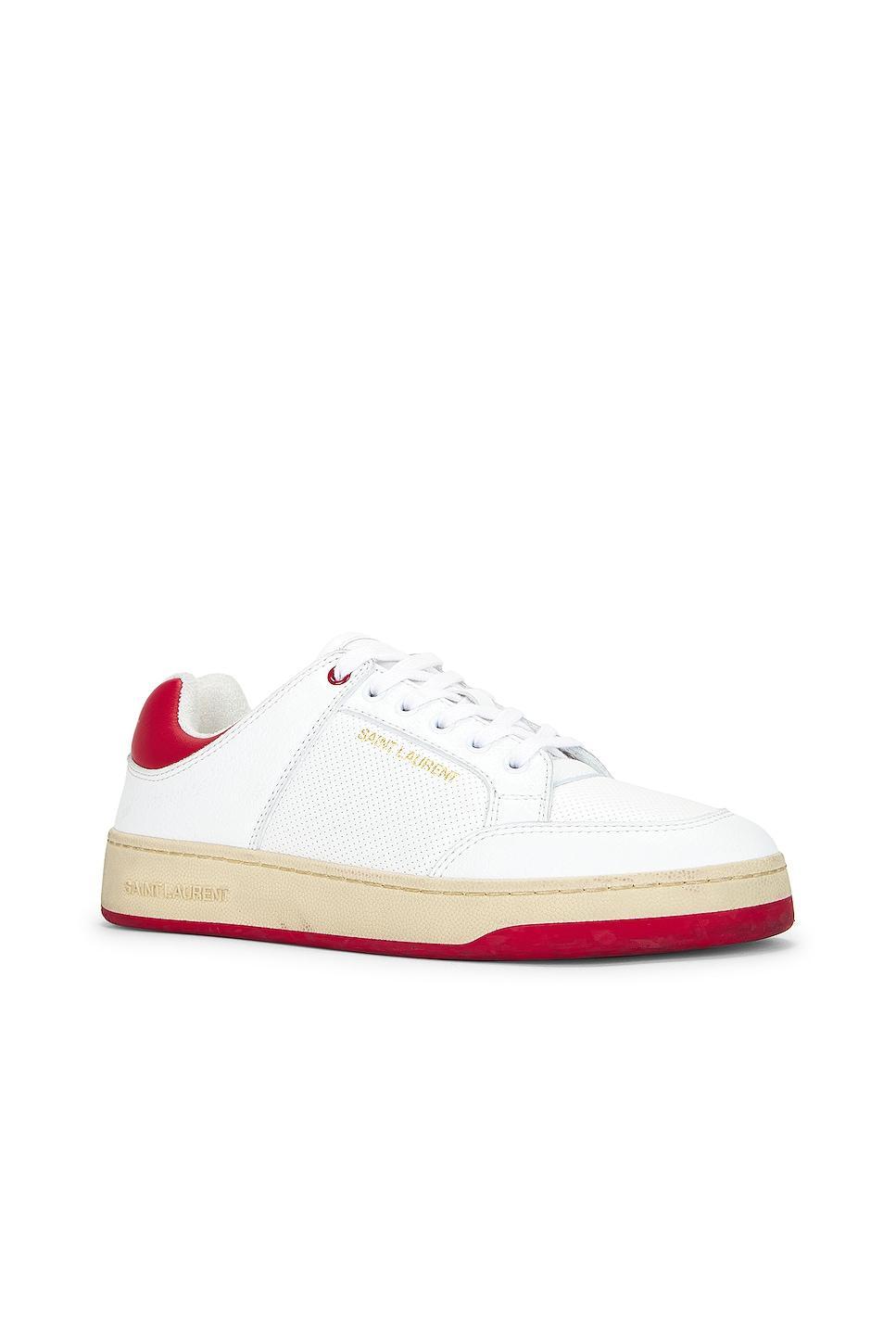 Saint Laurent 61 Sneaker in White Product Image