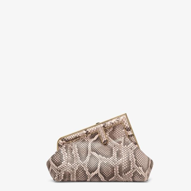 Fendi First SmallPink python leather bag Product Image