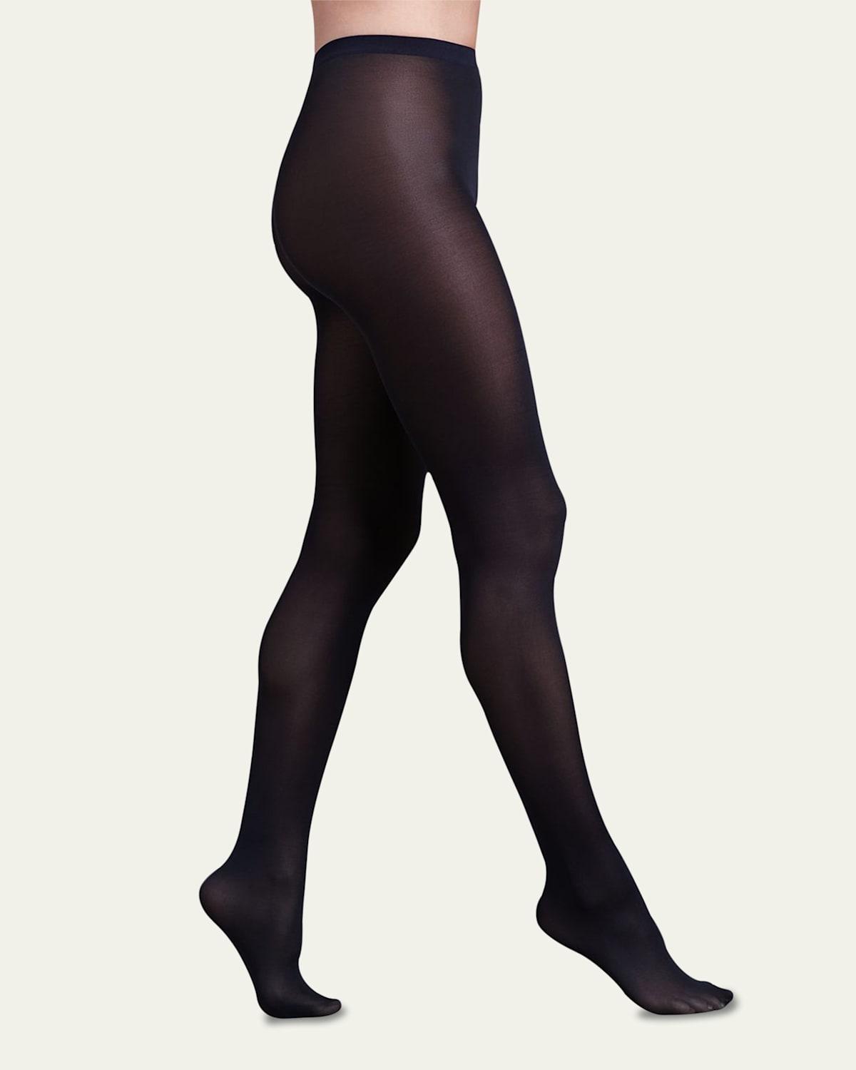 Plush Maternity Fleece Lined Tights Black S/M product image