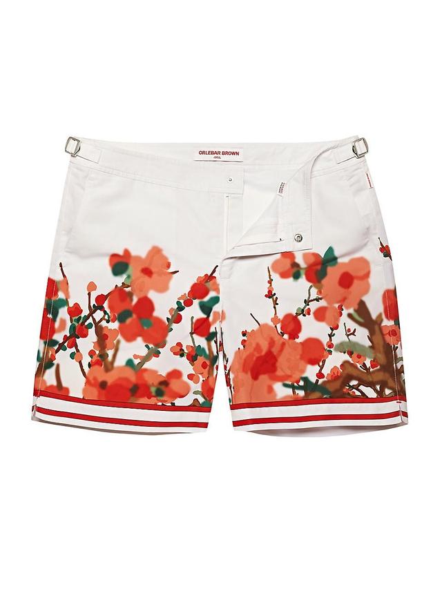 Mens Bulldog Blossom Season Floral Shorts Product Image