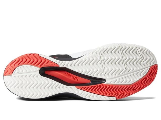 Wilson Rush Pro Ace Tennis Shoes Black/Poppy Red) Men's Shoes Product Image