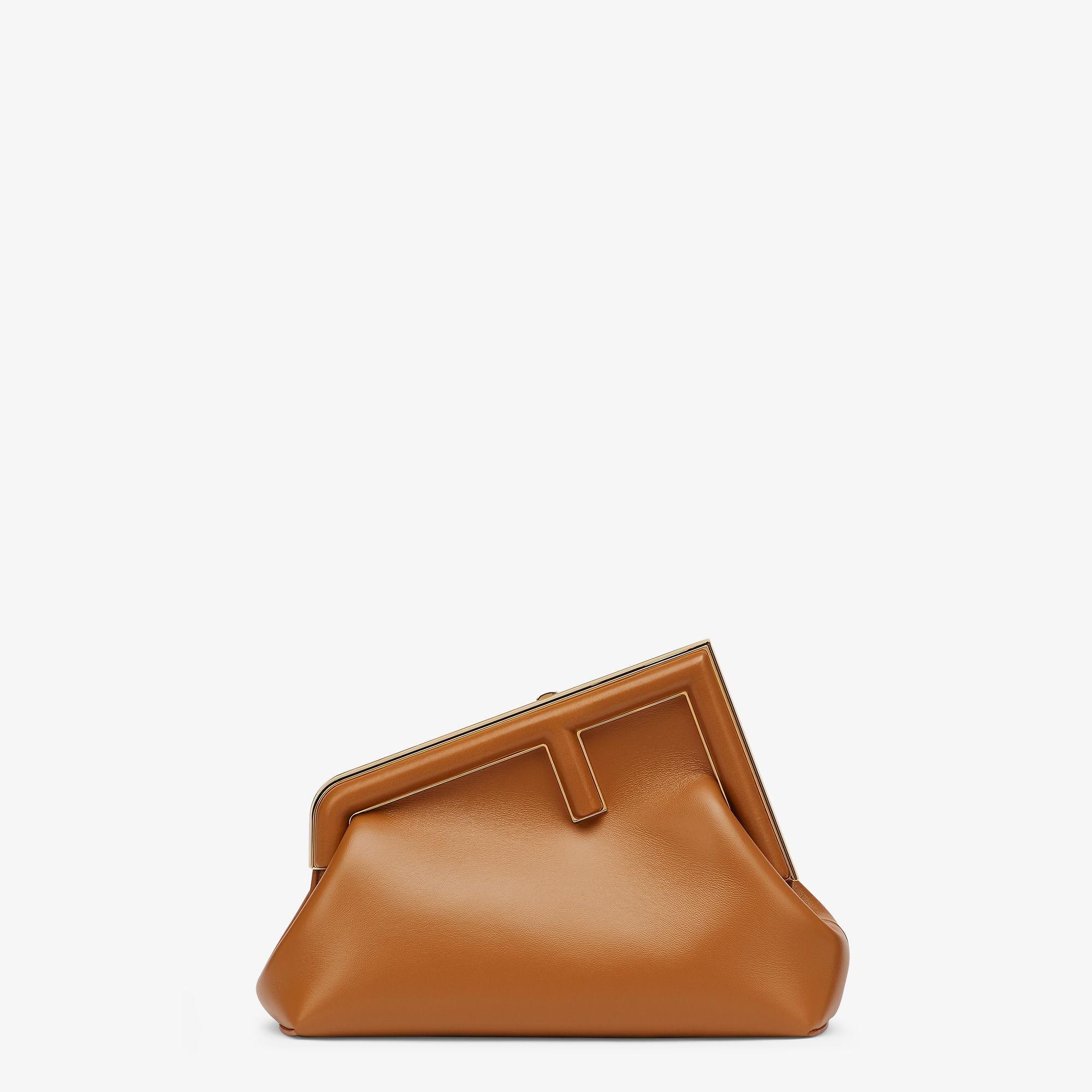 Fendi First SmallBrown leather bag Product Image