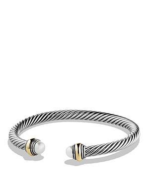 Womens Classic Cable Bracelet In Sterling Silver Product Image