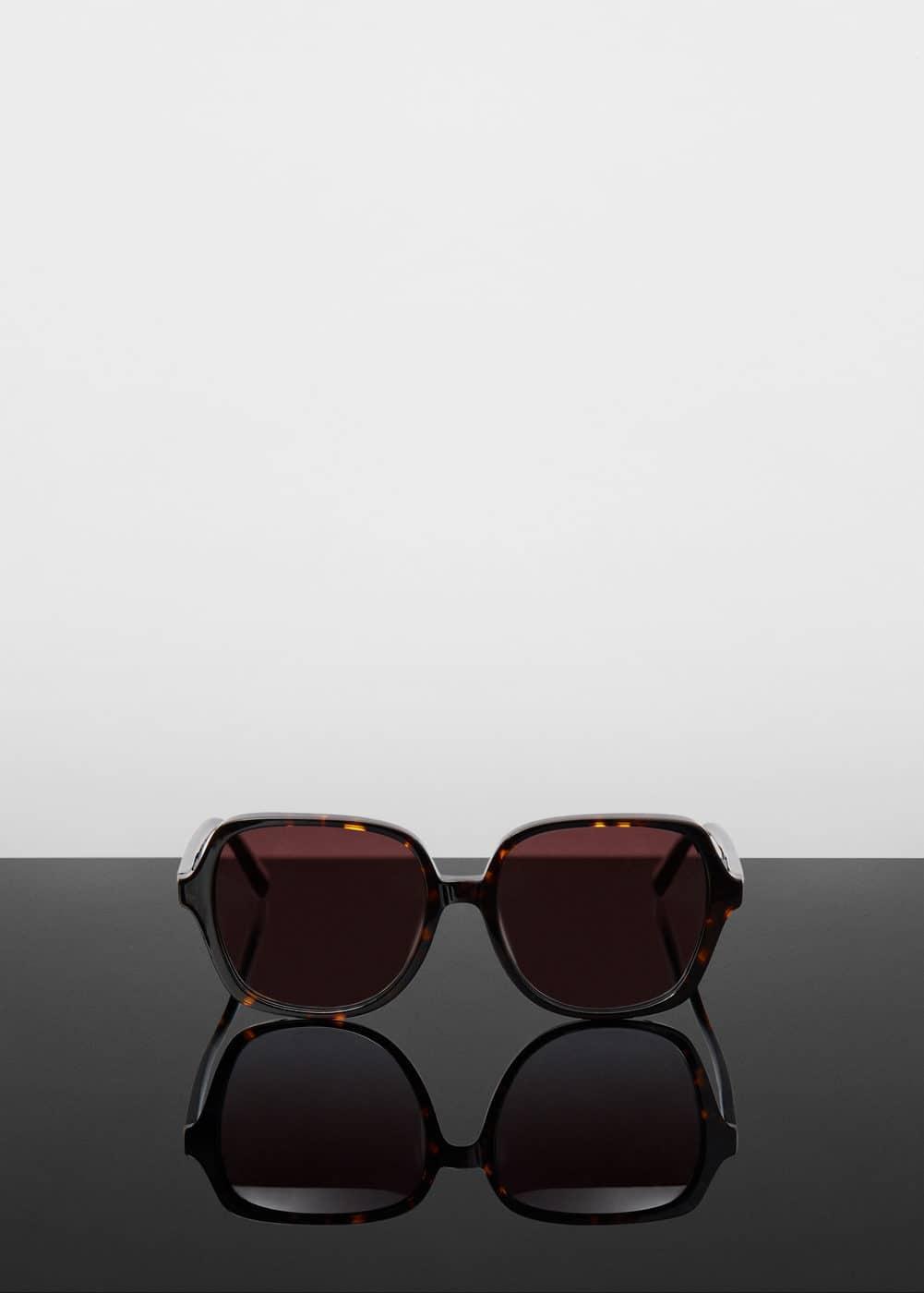 MANGO - Tortoiseshell square sunglasses - One size - Women Product Image