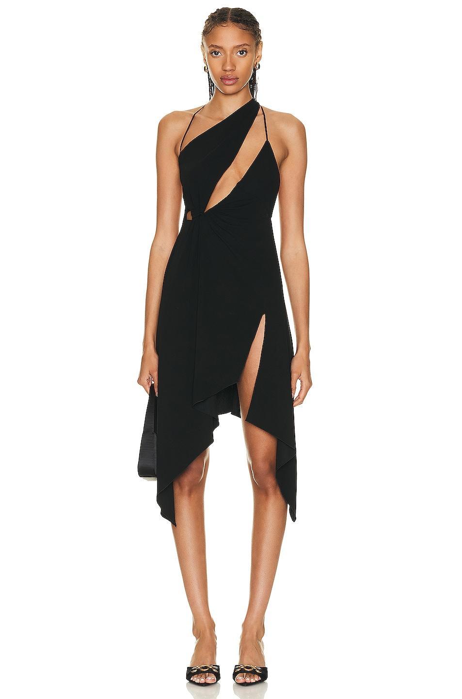 Coperni - Women's Assymetric Dress - Black - FR 34 - Moda Operandi Product Image