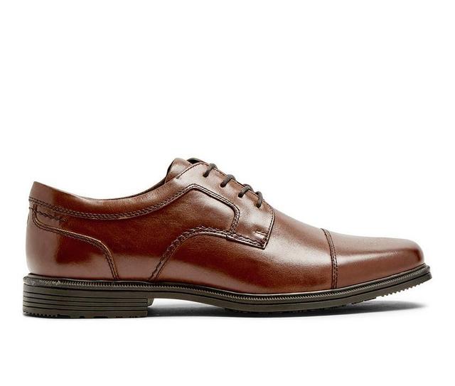 Men's Rockport Taylor Cap Toe Waterproof Dress Oxfords Product Image