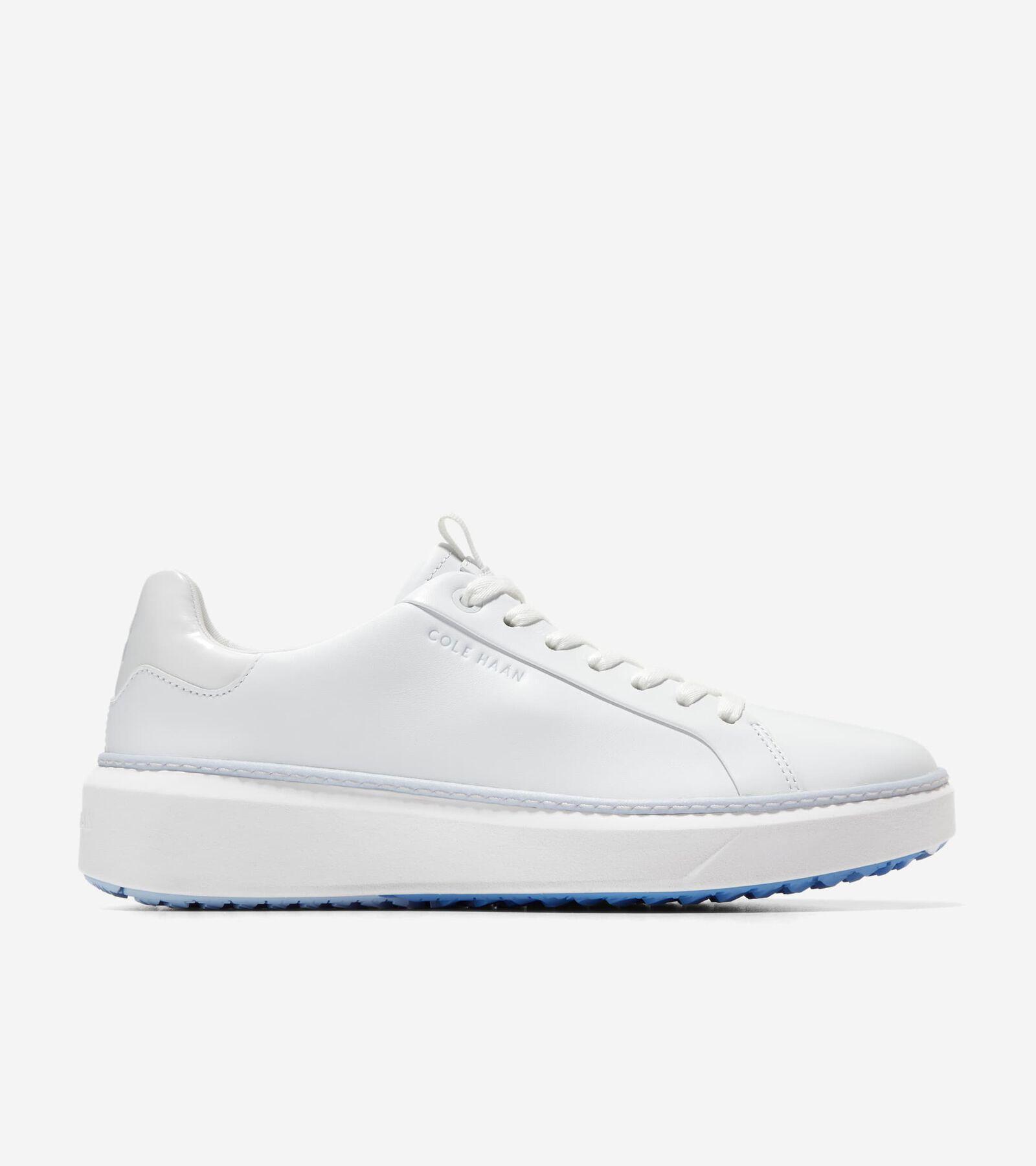 Cole Haan Womens GrandPr Topspin Golf Sneakers - White Size 7 Waterproof Product Image