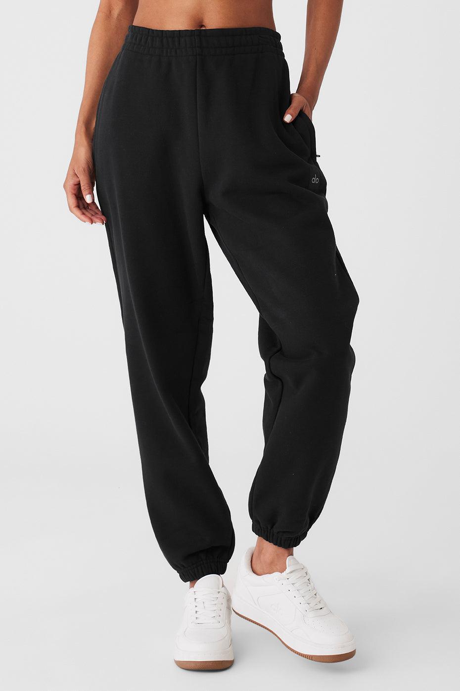 Cuffed Renown Heavy Weight Sweatpant - Black Female Product Image