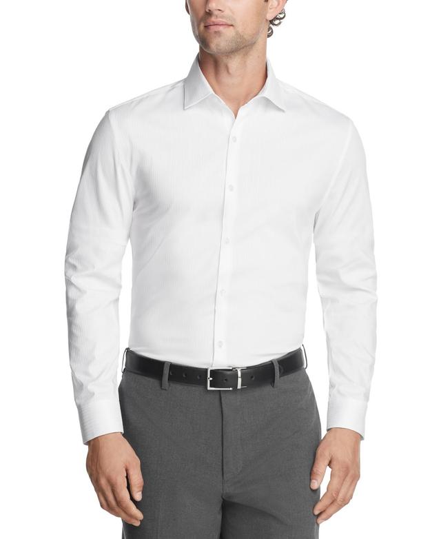 Kenneth Cole Reaction Mens Techni-Cole Slim Fit Flex Stretch Dress Shirt Product Image