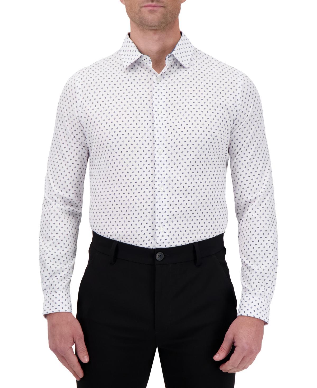 C-lab Nyc Mens Slim-Fit Motif-Print Dress Shirt Product Image