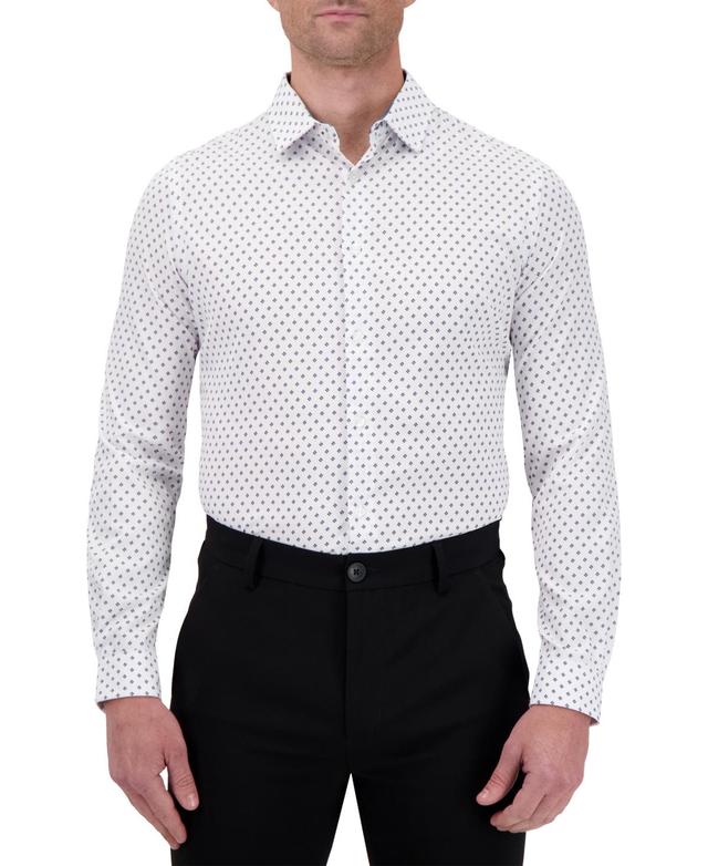 C Lab Mens Slim-Fit Motif-Print Dress Shirt Product Image