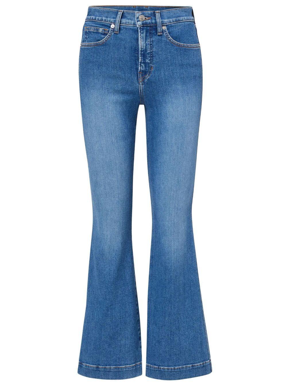 VERONICA BEARD Carson High-waisted Flared Jeans In Blue Product Image