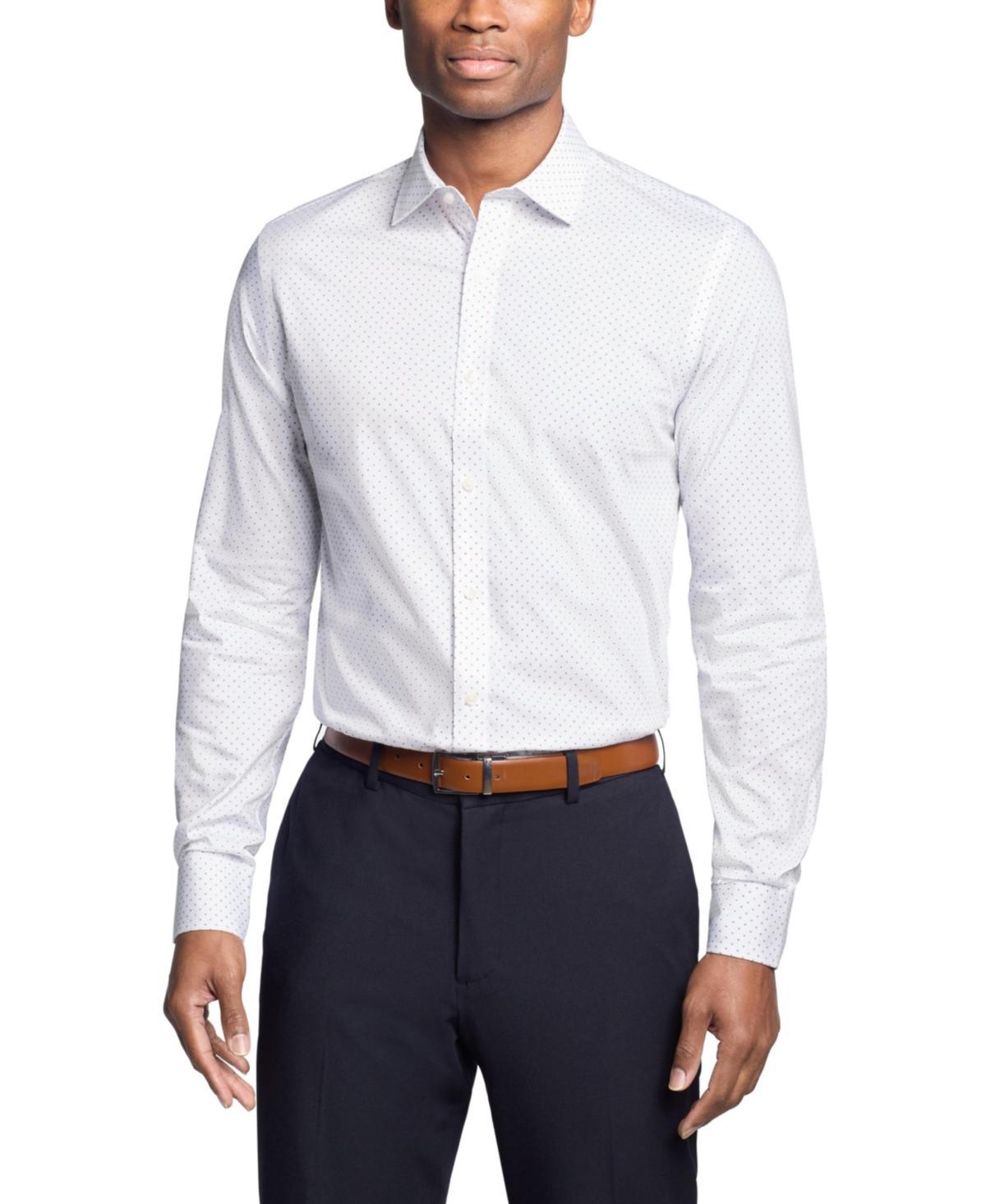 Tommy Hilfiger Mens Th Flex Regular Fit Stretch Twill Dress Shirt Product Image