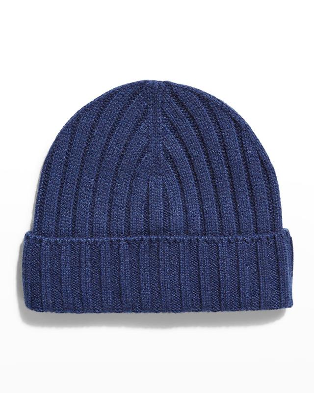 Mens Cashmere Beanie Hat Product Image