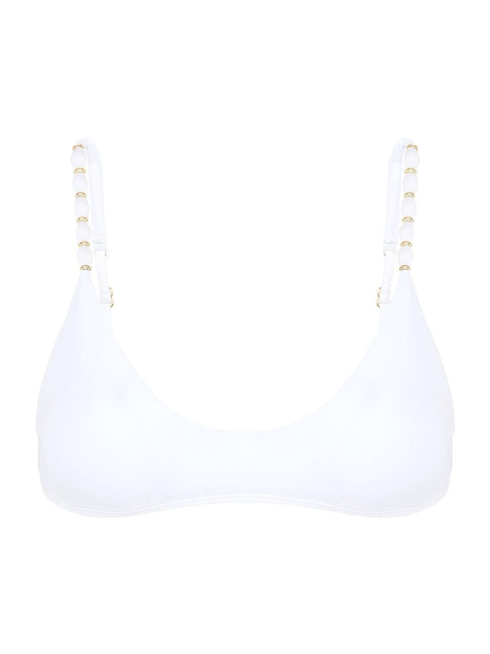 Womens Li Beaded Bikini Top Product Image