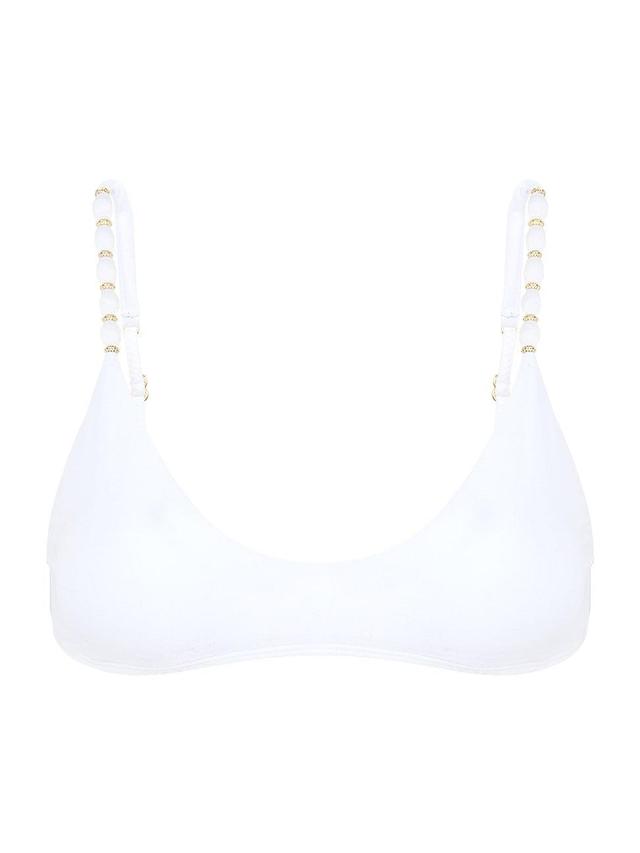 Womens Li Beaded Bikini Top Product Image