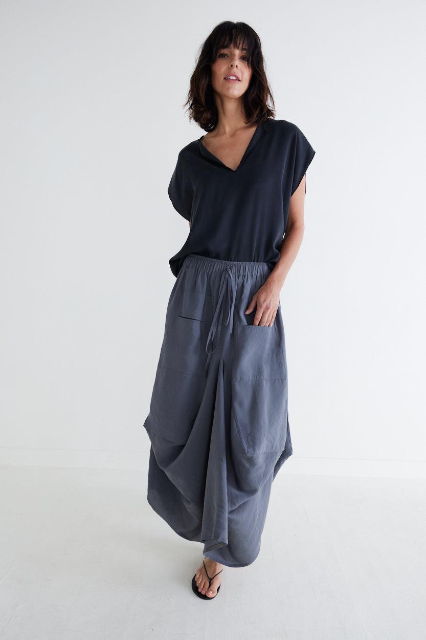 The Light Poplin Go-To Skirt Product Image