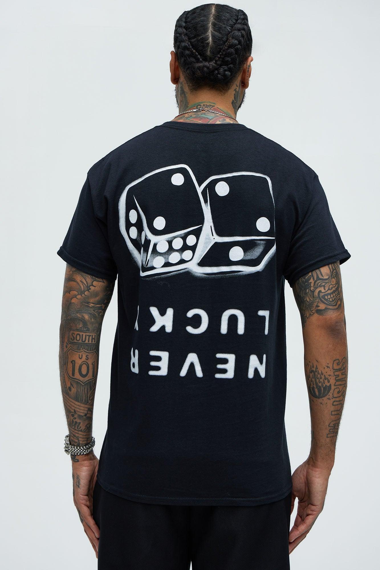 Never Lucky Short Sleeve Tee - Black Product Image