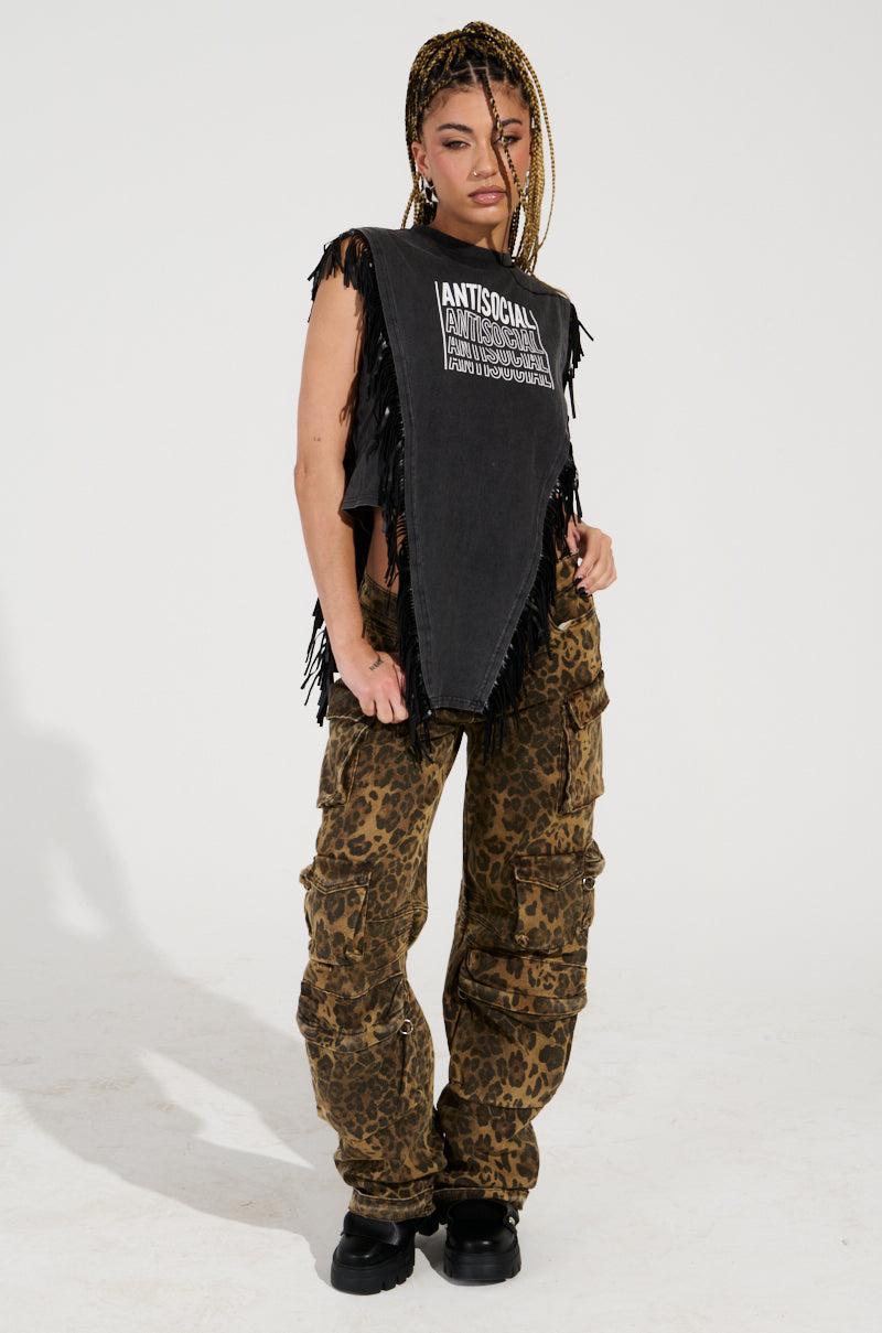 THE ULTIMATE LEOPARD CARGO PANT Product Image