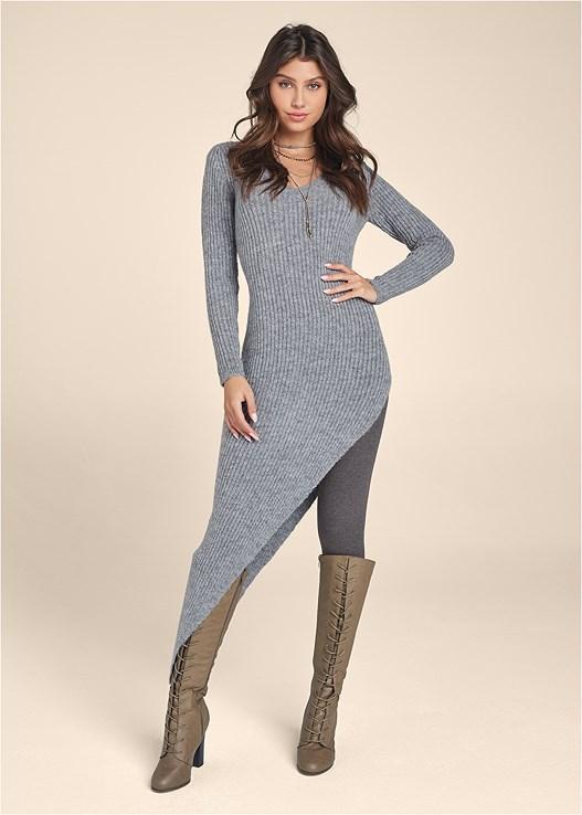 Asymmetrical Maxi Sweater Product Image