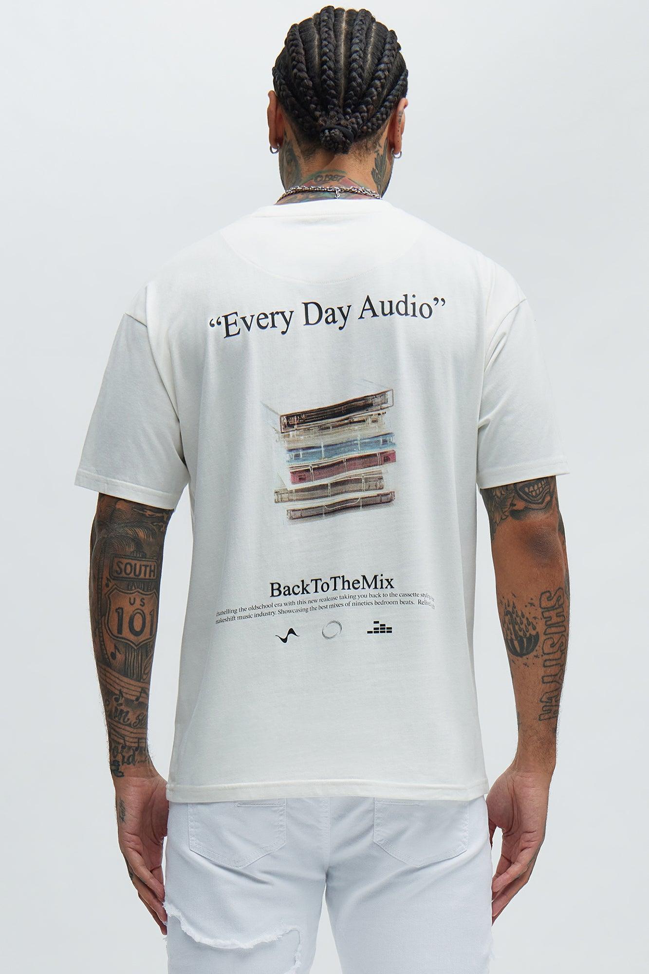 Every Day Audio Short Sleeve Tee - Cream Product Image