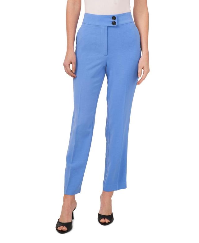 CeCe Womens Wear to Work Cropped Pants with Wide Waistband Product Image