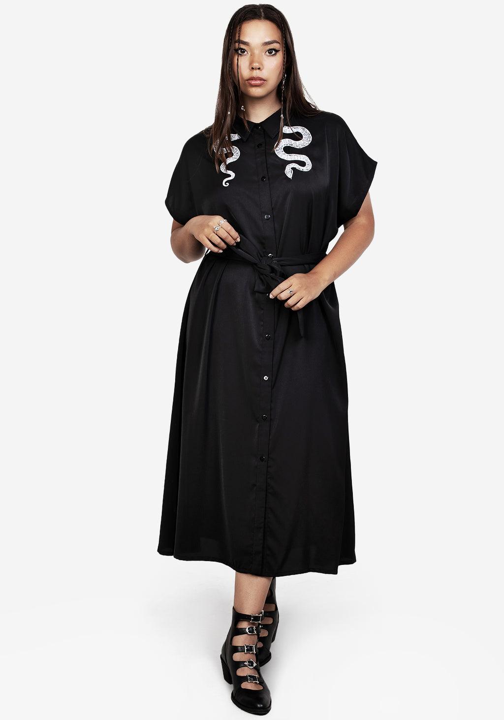 Slither Relaxed Midi Dress Product Image