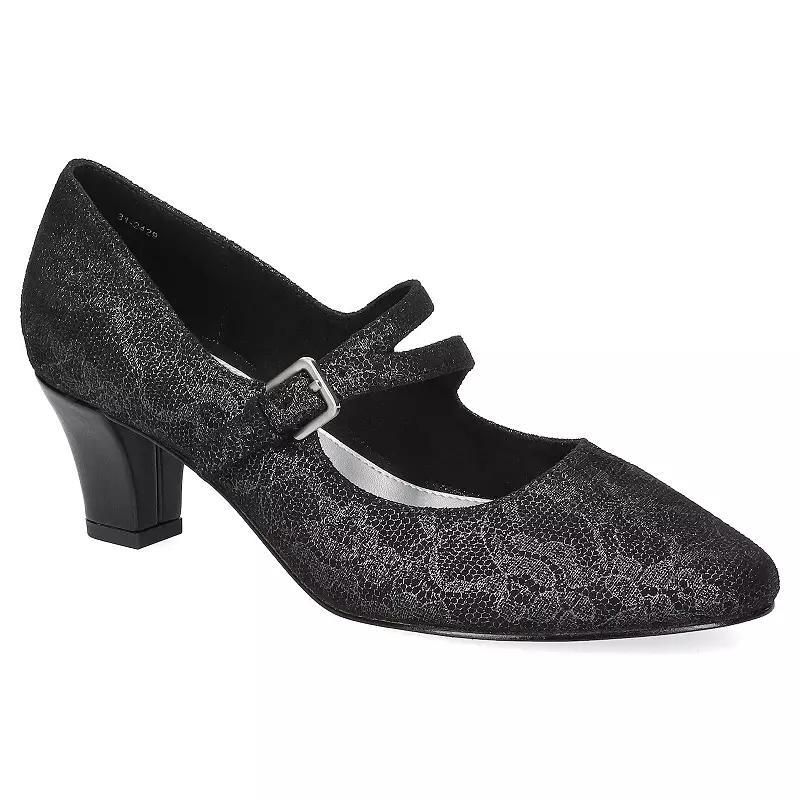 Womens Meryl by Easy Street Asymmetrical Mary Jane Pumps Product Image