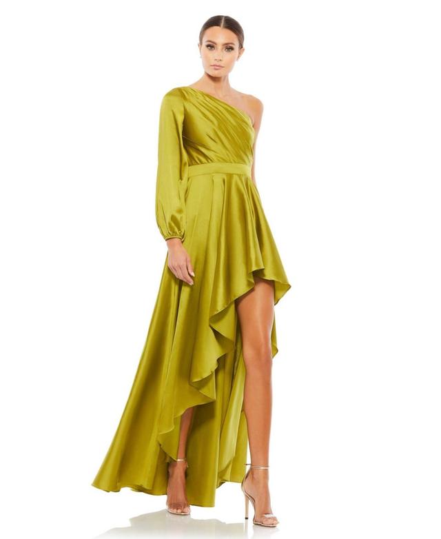 Womens Ieena High Low One Shoulder Flowy Gown Product Image