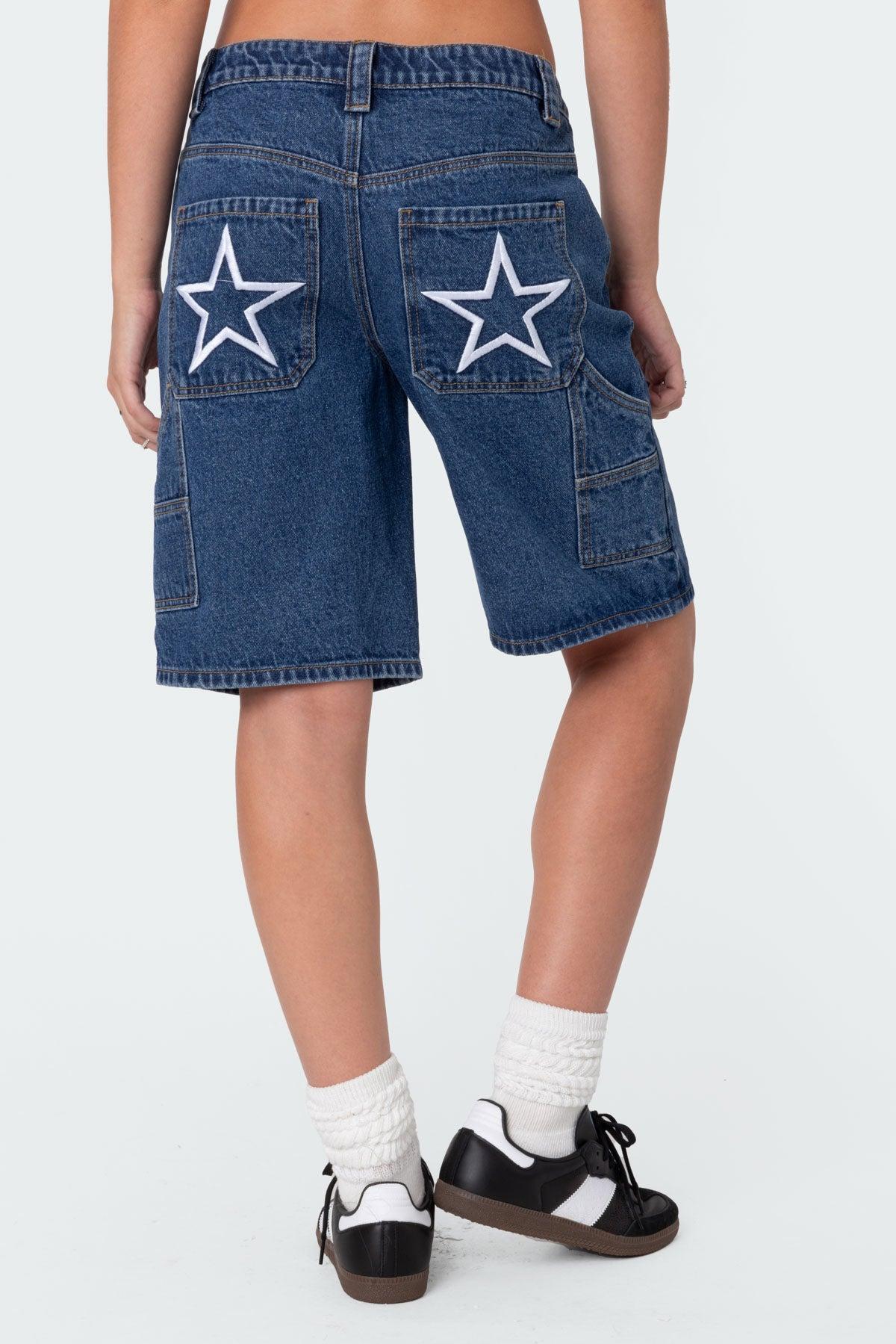 Stargirl Denim Bermuda Shorts Product Image