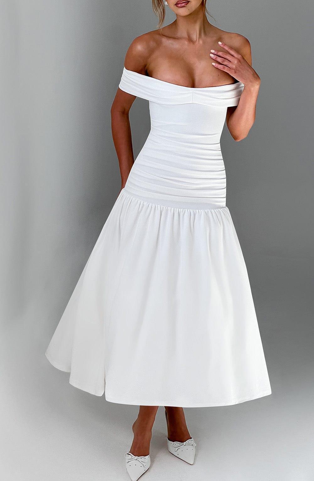 Wilhelmina Midaxi Dress - Ivory Product Image