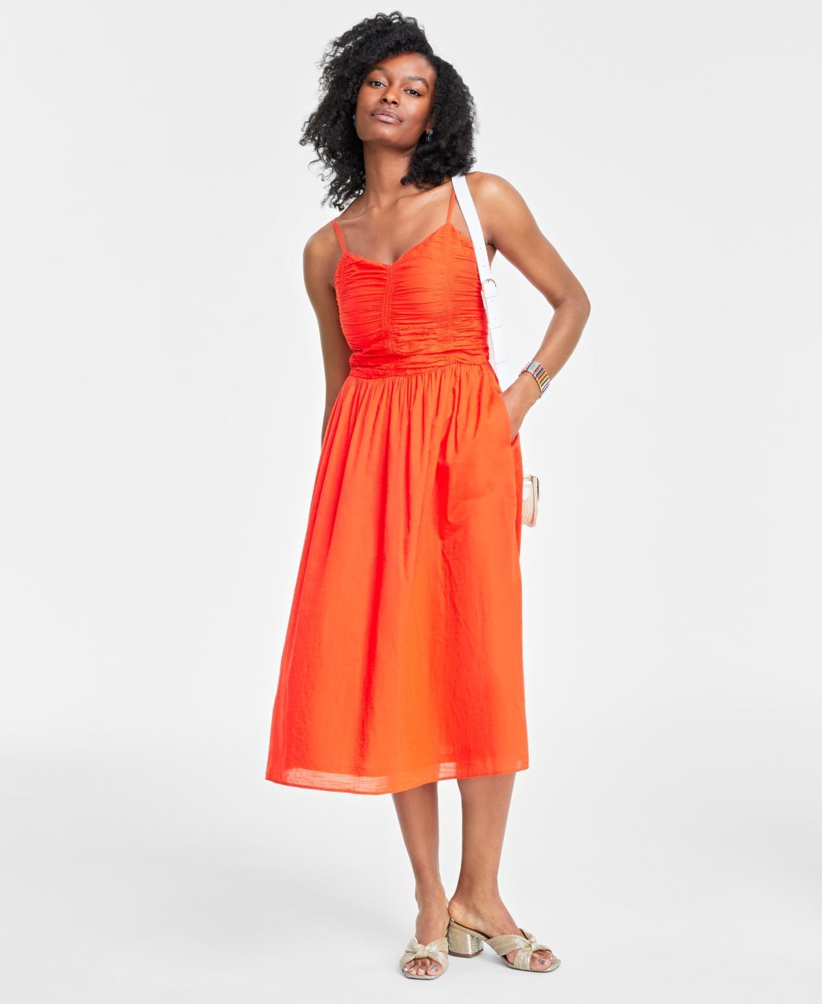 On 34th Womens Soft Corset Midi Dress, Created for Macys Product Image