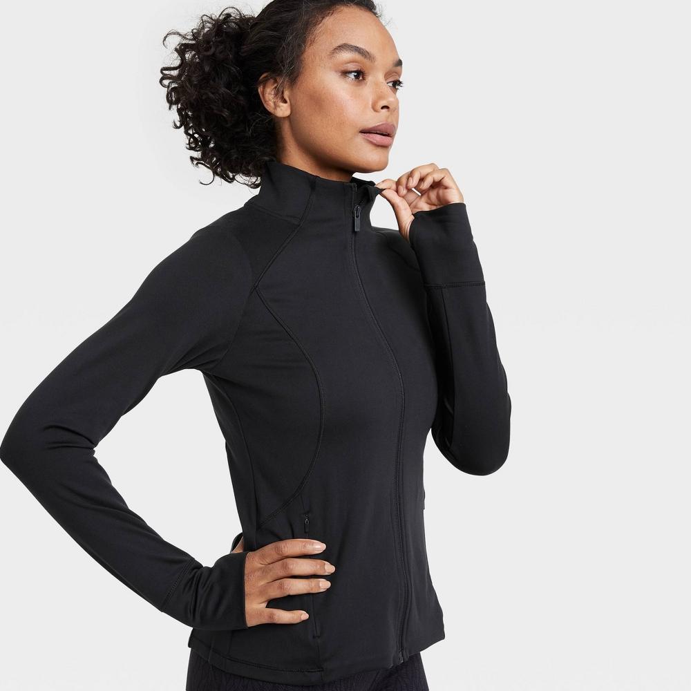 Women's Full Zip Jacket - All In Motion™ Black M Product Image