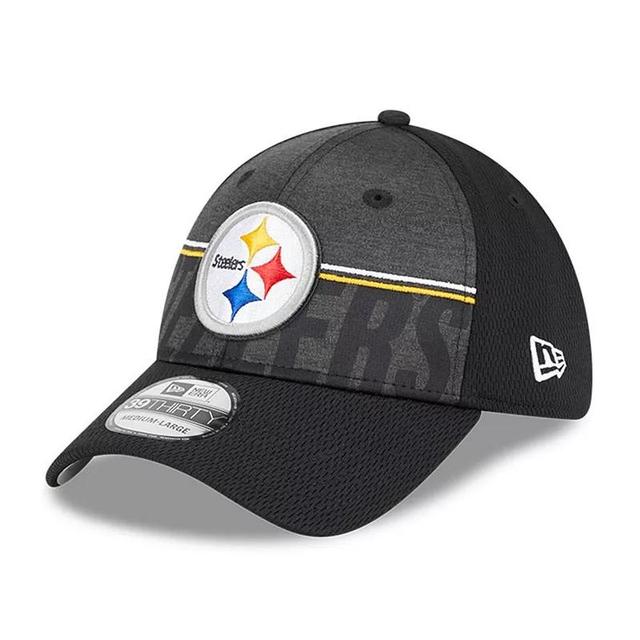 Mens New Era Pittsburgh Steelers 2023 NFL Training Camp 39THIRTY Flex Fit Hat Product Image