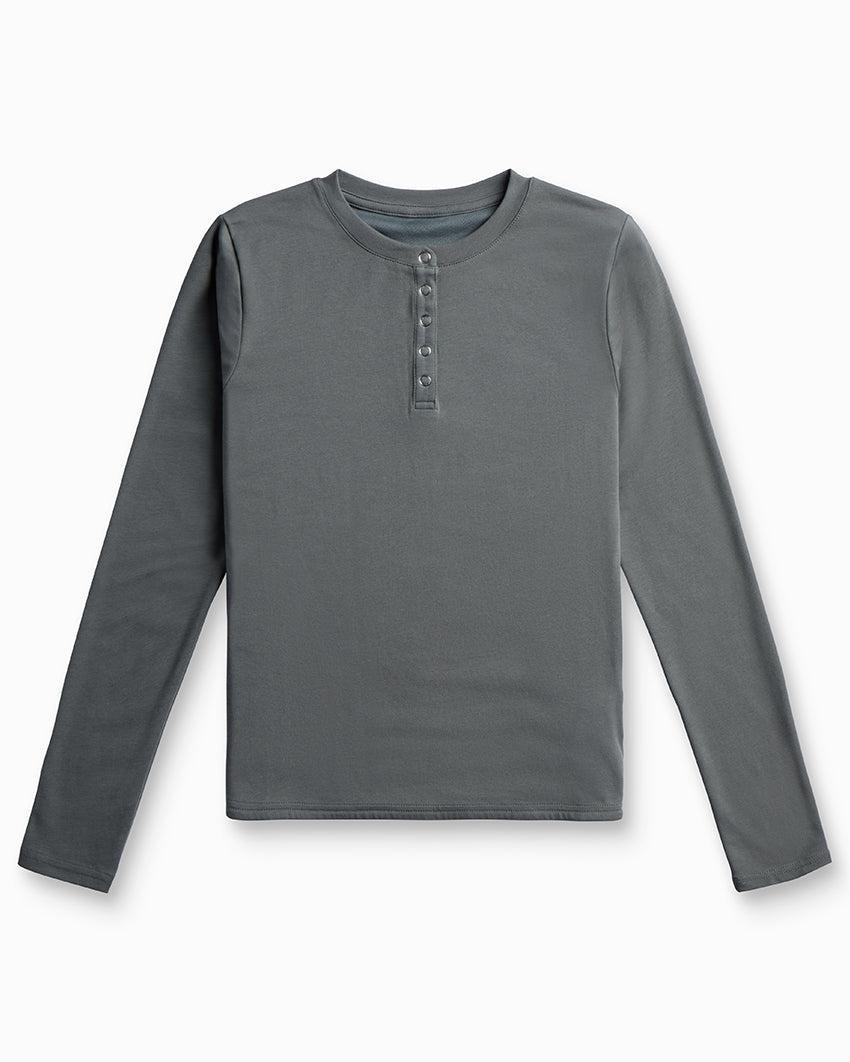 Drift Fitted Henley Long Sleeve Product Image